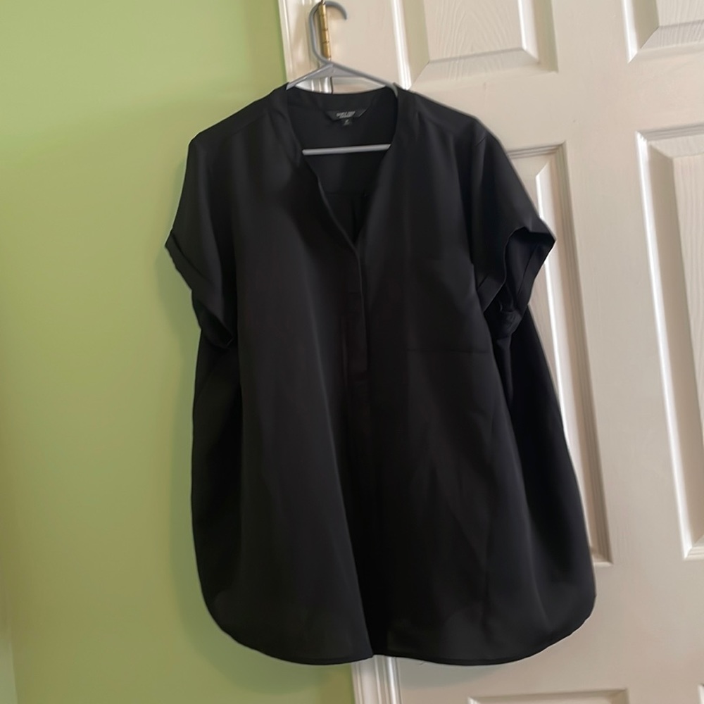 Plus Size Women’s Black Blouse